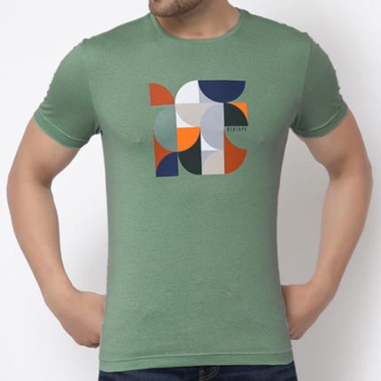 apstract design green t-shirt