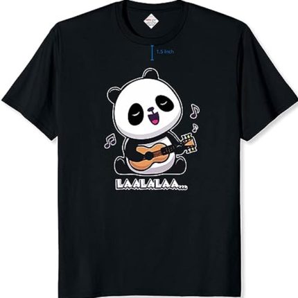 black T-shirt panda